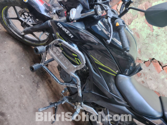 Gixxer fi abs crash garud